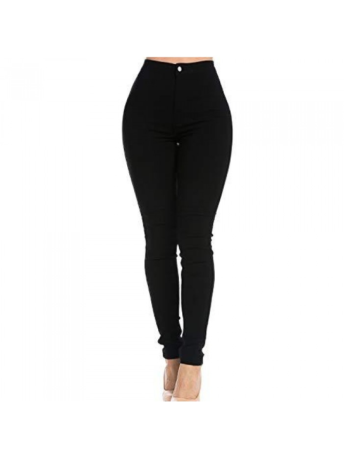 Leisure Street Pants for Women Wear Sexy Solid Color Slim Stretch Pants 