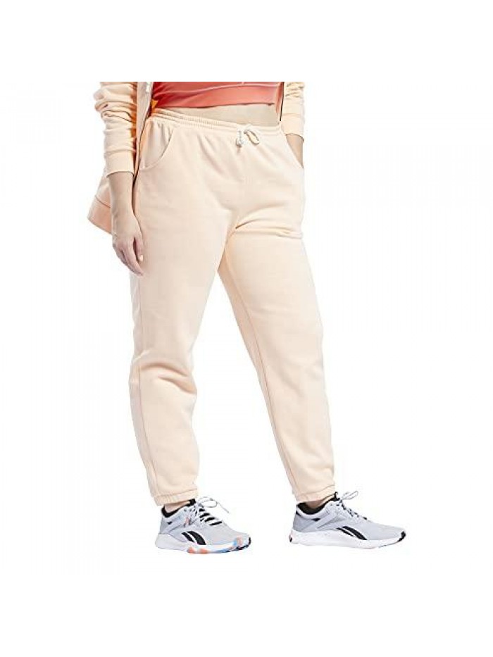 10 by Reebok Women's Relaxed-Fit Adjustable Fleece Jogger Sweatpants 