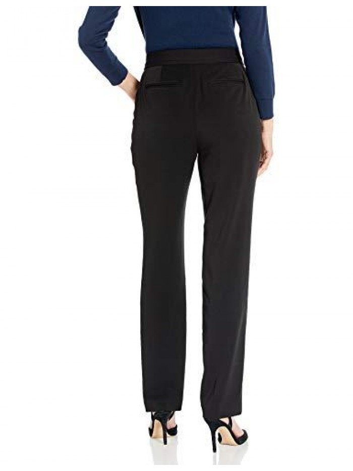 Women's Curvy Fit Gabardine Slim Leg Pant 