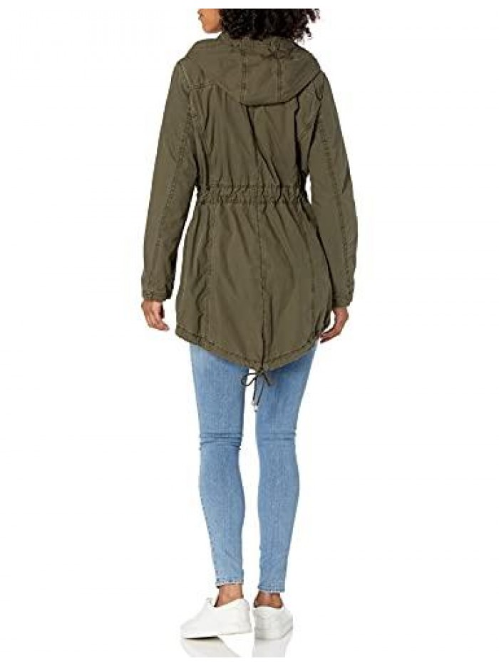 Women's Cotton Hooded Anorak Jacket (Standard & Plus Sizes) 