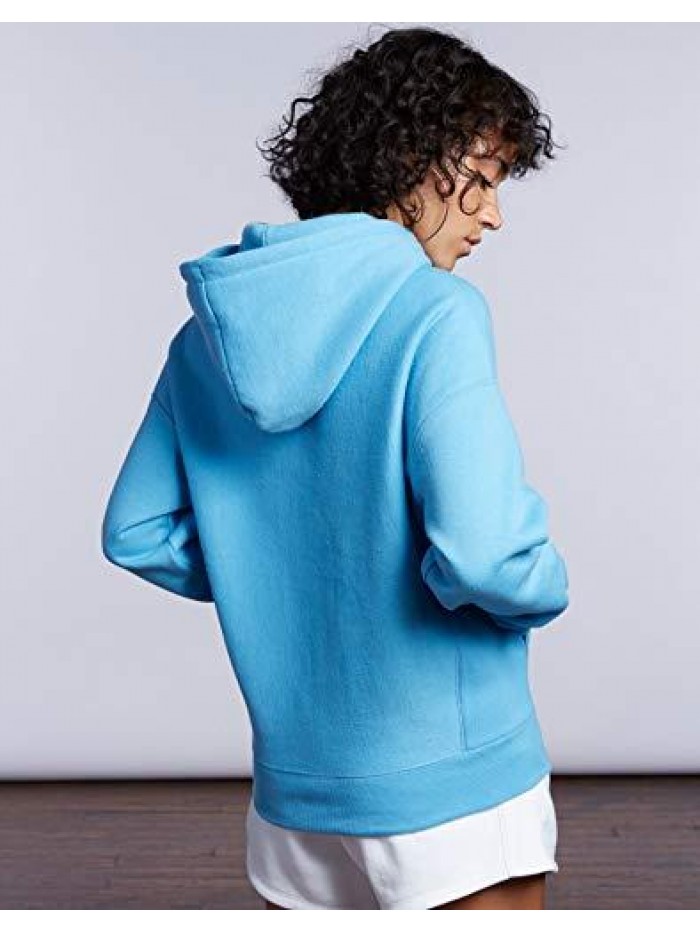 Women's Reverse Weave Hoodie, Left Chest C 