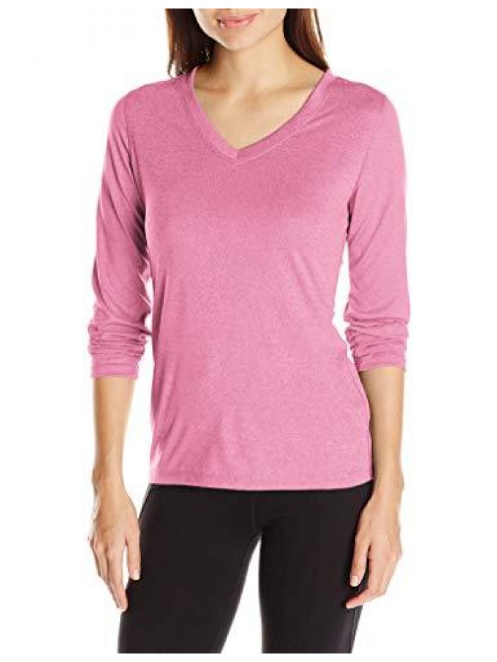 Women’s Cooldri Performance Long Sleeve V-neck Tee 