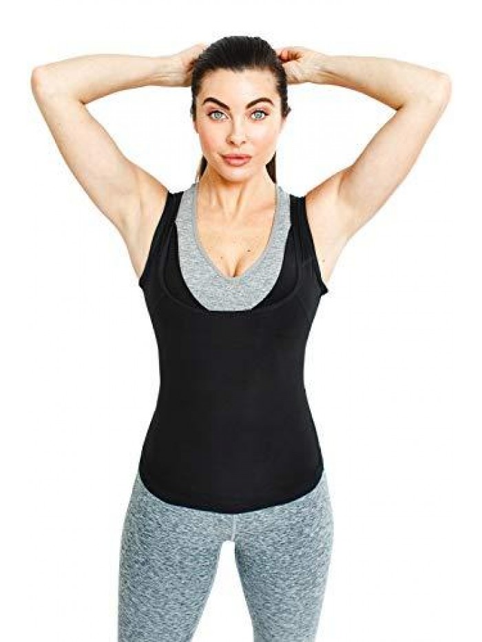 Shaper Women's Premium Workout Tank Top Slimming Polymer Sauna Vest 