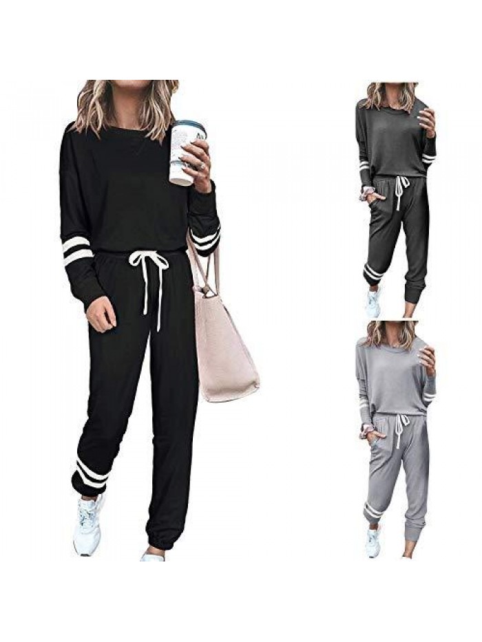 Sets for Women 2 Piece Christmas Outfits Lounge Sets Women's Tracksuit Loungewear Set Jogging Suits 