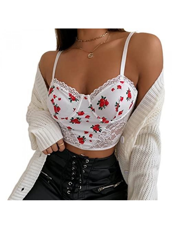 Sexy Corset Crop Top Y2k Bustier Backless Tank Top Lace Up Strap Cami Vest E-Girl Solid Color Streetwear 