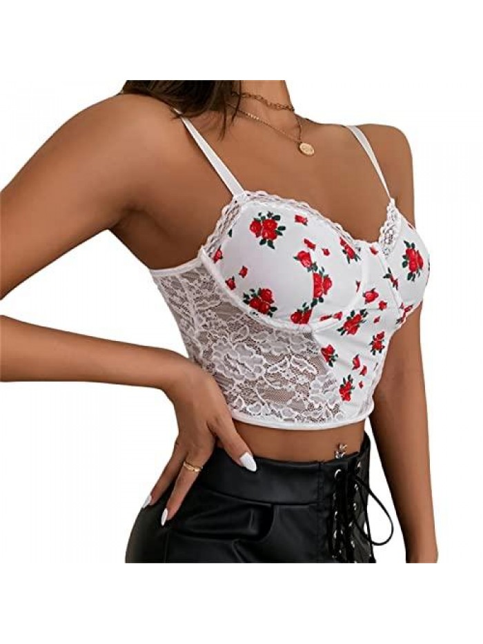 Sexy Corset Crop Top Y2k Bustier Backless Tank Top Lace Up Strap Cami Vest E-Girl Solid Color Streetwear 