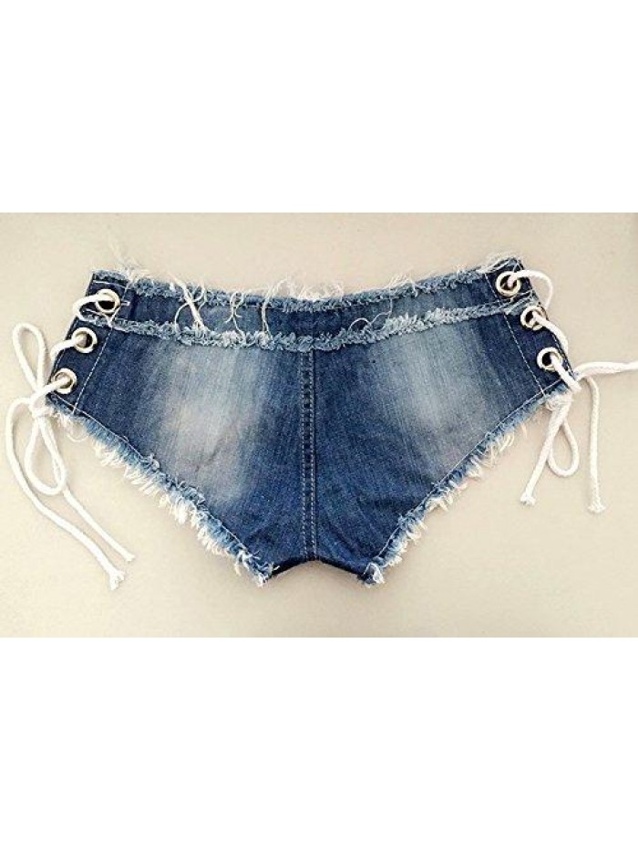 Women Sexy Cut Off Low Waist Denim Jeans Shorts Mini Hot Pants 