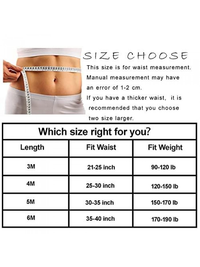 Waist Wrap for Women Invisible Waist Trainer Wrap for Stomach Adjustable Waist Trimmer Belt Postpartum Recovery Long 