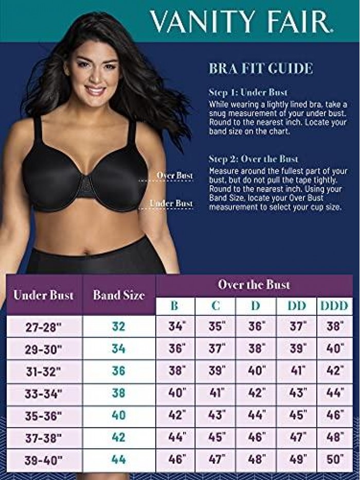 Fair Women's Full Figure Beauty Back Smoothing Bra (36C-42H) 