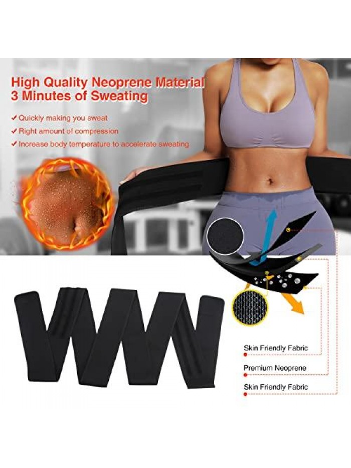 Trainer for Women Waist Wrap Snatch Me Up Bandage Waist Wraps Upgraded Waist Wraps for Stomach Wrap for Plus Size 