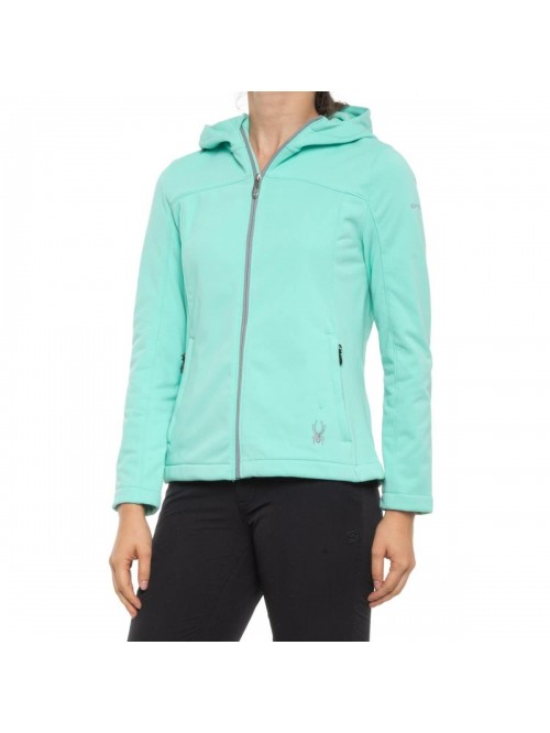 Women's Alyce Full Zip Soft Shell Hooded Jacket, C...