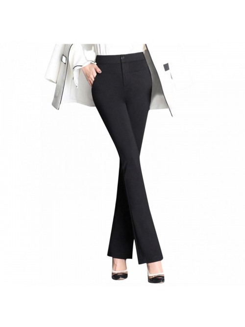 Women's Dress Pants Stretchy Work Slacks Business ...