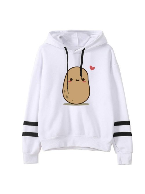 Girls Hooded Sweatshirt Womens Long Sleeve Cute Ho...