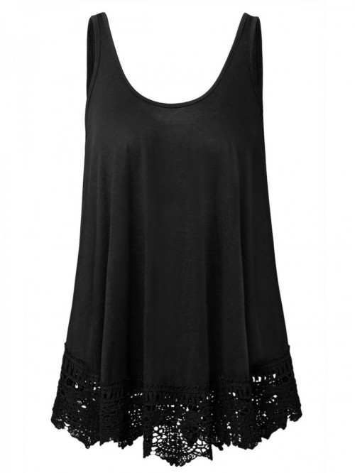 Size Swing Lace Flowy Tank Top for Women 