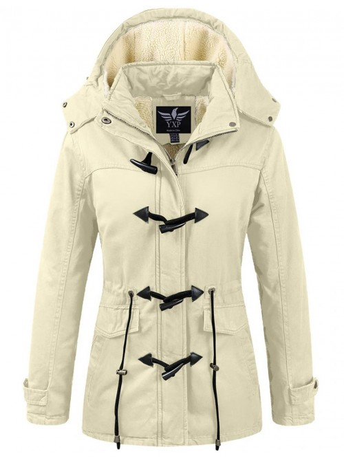 Women's Winter Thicken Military Parka Jacket Warm ...