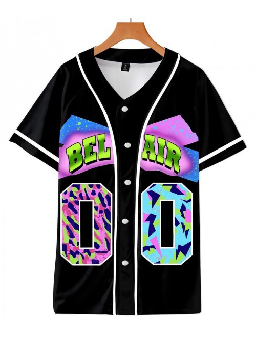 Women's 90s Theme Party Hip Hop Bel Air 23 Basebal...