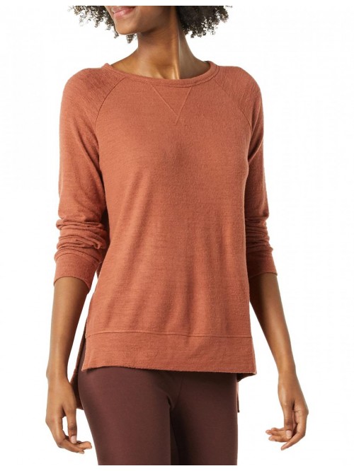 Ritual Women's Cozy Knit Open Crewneck Dorito Pull...