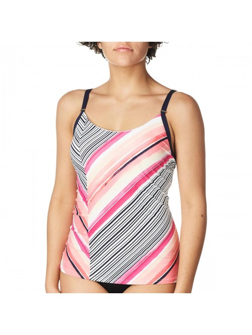 Klein Women's Over The Shoulder Tankini Swimsuit 