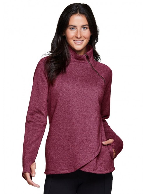 Activewear Women's Fleece Pullover Sweatshirt With...