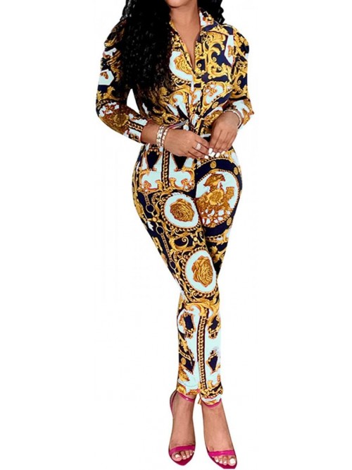 Piece Outfits for Women Long Sleeve Top Long Pants...