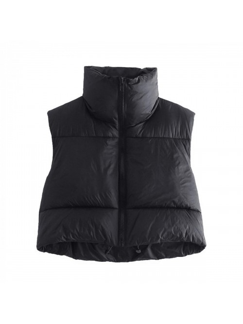 Winter Short Vest Lightweight Sleeveless Warm Oute...