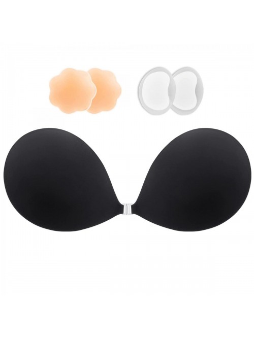 Adhesive Invisible Bra Strapless Push Up Bra Backl...